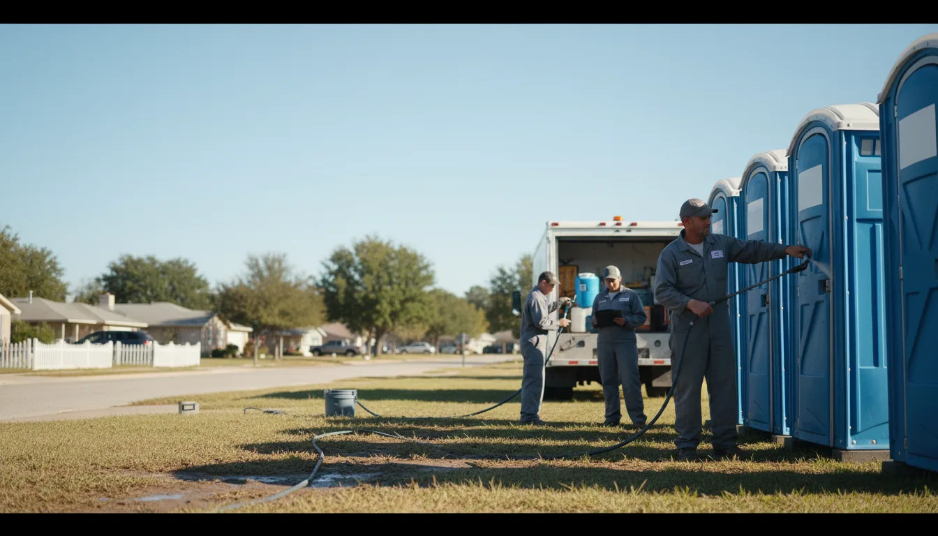 Long-Term Portable Toilet Rental in Louann, AR near me
